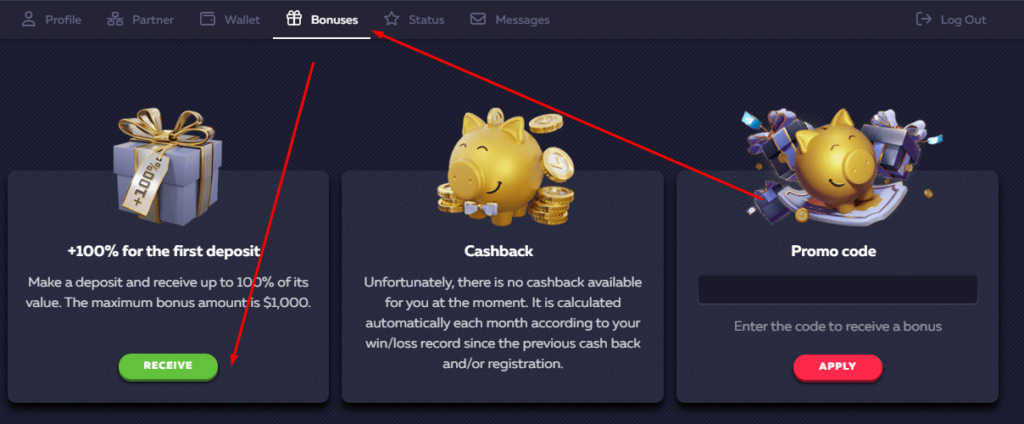 how to activate vavada welcome bonus