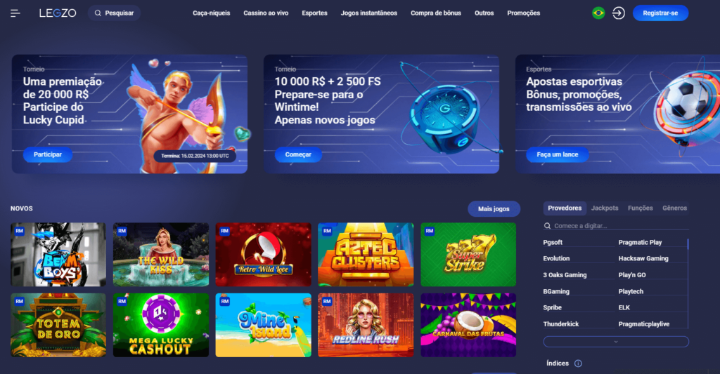 legzo casino online brasil